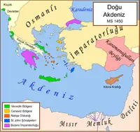 </p><p>1450'de Doğu Akdeniz