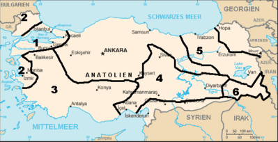 
            Sevr Antlaşması sonucunda Türkiye