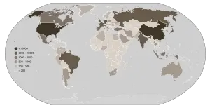 GSMH (SAGP) göre ülkelerin listesi