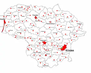 Litvanya'daki şehirler listesi