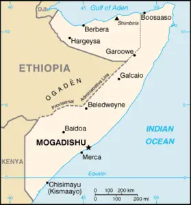 Somali'deki şehirler listesi