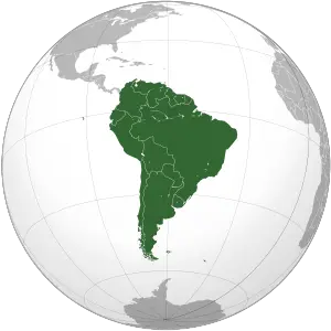 Güney Amerika ülkeleri listesi