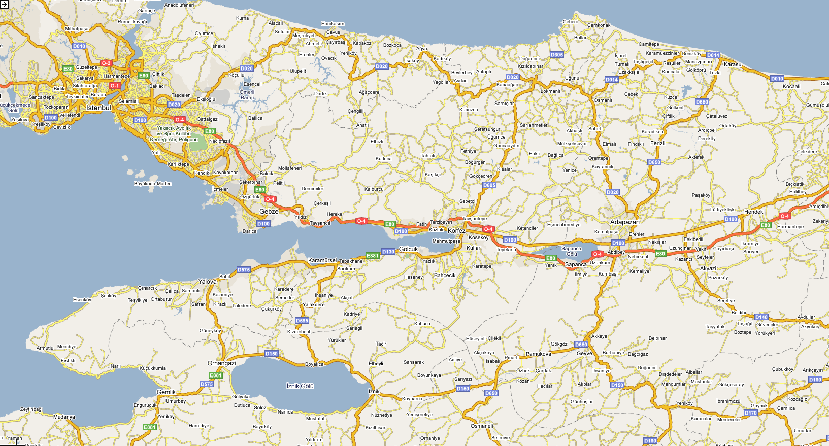 Image result for kocaeli haritası
