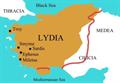 Map Of Lydia Ancient Times
