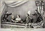 

Lincoln Suikasti. Soldan sağa Henry Rathbone, Clara Harris, Mary Todd Lincoln, Abraham Lincoln ve John Wilkes Booth
