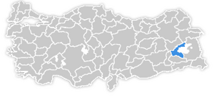 Bitlis'in konumu