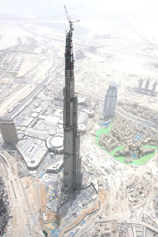 

Burj Dubai Gökdeleni (havadan görünüm)
