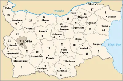 

Bulgaristan'ın idari yapısı