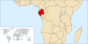 

Gabon, Orta Batı Afrikada Atlas Okyanusu kıyısında yer alır