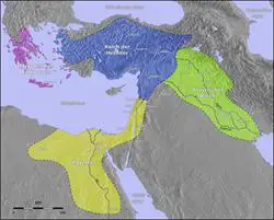 

Haritada Hitit Devleti (Mavi bölge)