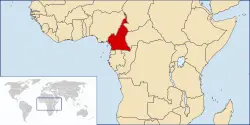

Kamerun'un haritadaki konumu