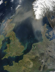 
Kuzey Denizi uydudan görünümü