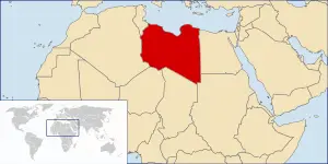 

Libya'nın konumu