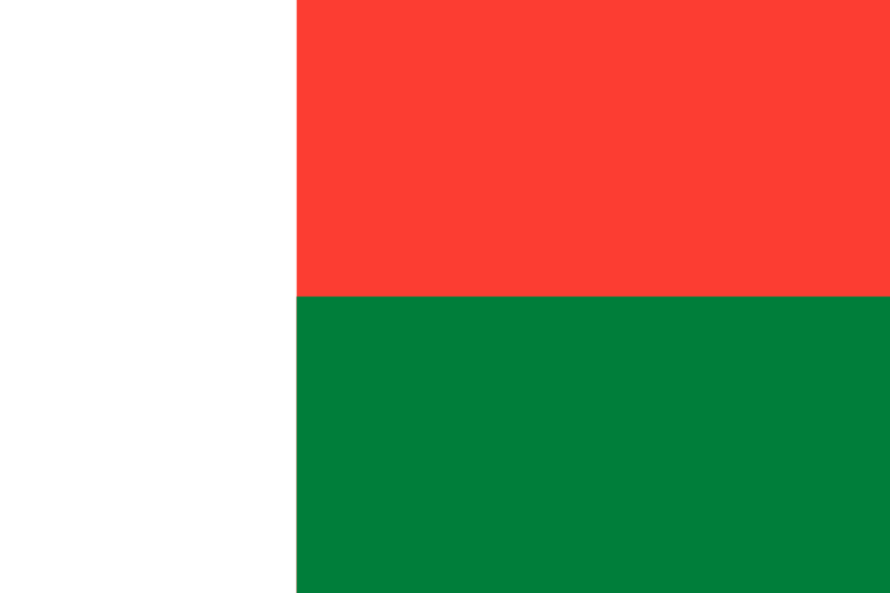 

Madagaskar bayrağı