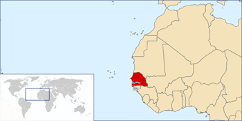 

Senegal, Afrika kıtasının batısında yer alır.
