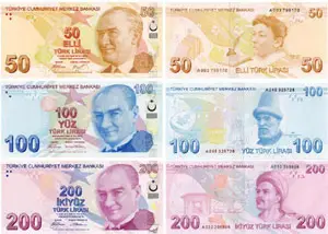 

2009 yılında tedavüle çıkan Türk Lirası banknotlar