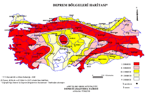 

Türkiye deprem haritası
