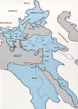 

Yavuz Sultan Selim döneminde Osmanlı sınırları