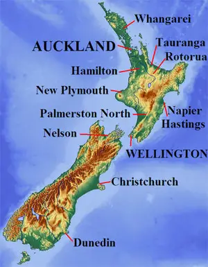 

Yeni Zelanda haritası