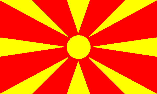Bayrak - the Republic of Macedonia
