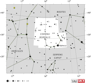 Corona Borealis Takımyıldızı