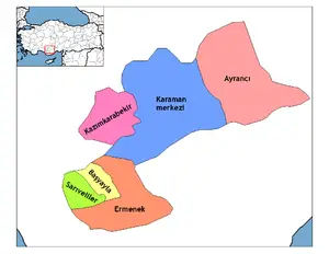Kazımkarabekir, Karaman