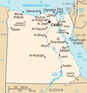 Mısır'daki şehirler listesi