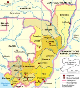 Kongo Cumhuriyeti'ndeki şehirler listesi
