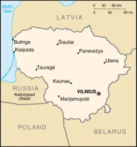 Litvanya'daki belediyeler listesi