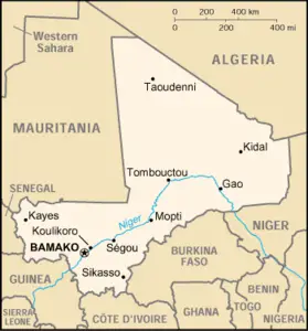 Mali'deki şehirler listesi