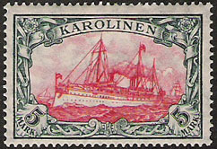 Caroline Adaları'nın posta tarihi ve posta pulları