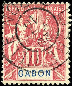 Gabon'un posta tarihi ve posta pulları