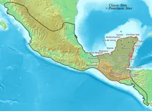 Maya site alanları listesi