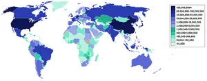 Ülkelere göre internet kullanıcısı sayısı listesi