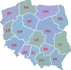 Polonya'nın voyvodalıkları