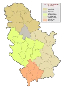 Sırbistan'ın idari yapılanması