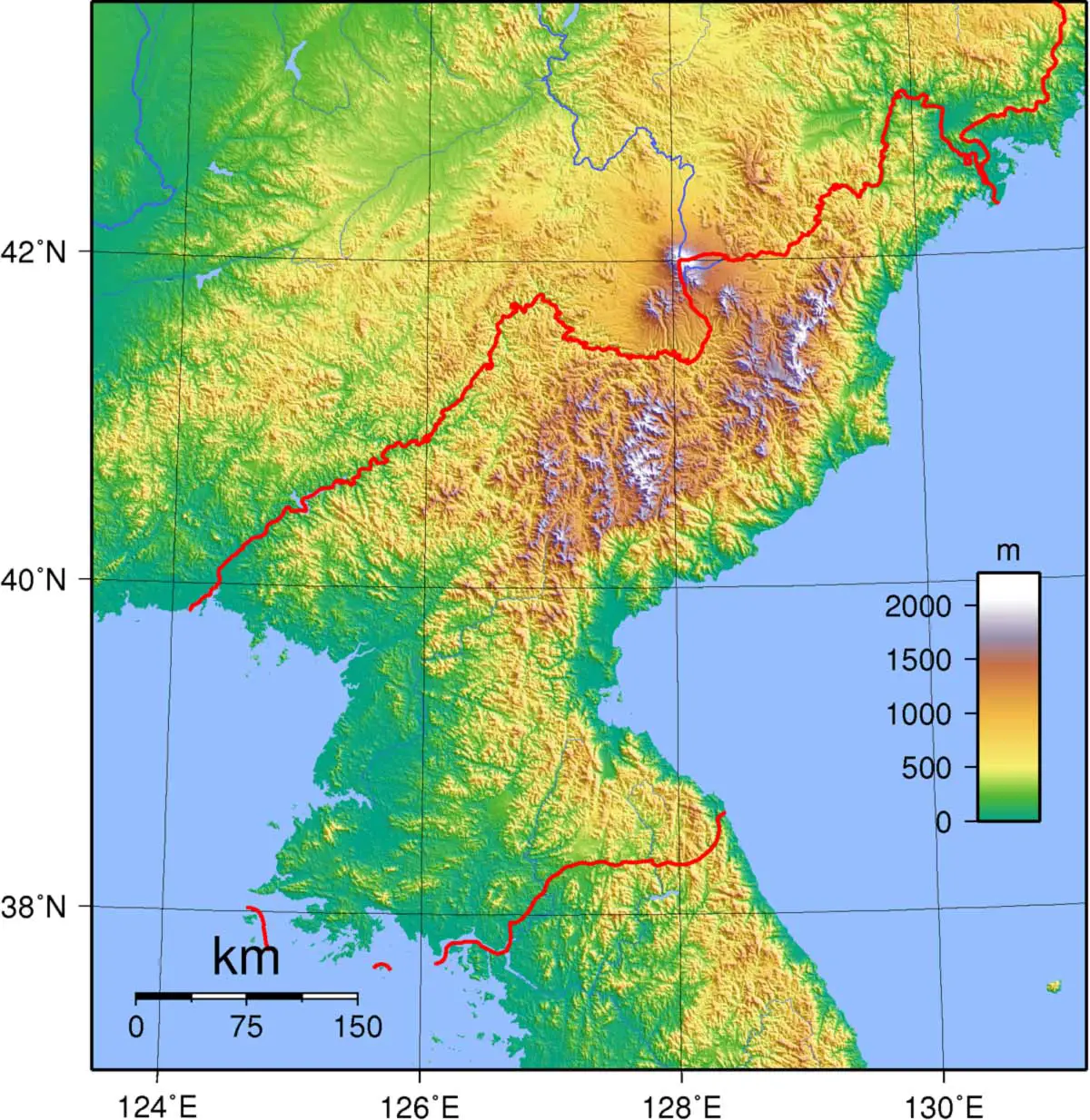 kuzey_kore_topografya.jpg