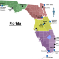 Florida bolgeler harita with Cities.png