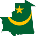 Mauritania bayrak harita.png